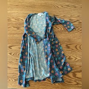 Lularoe duster. Size 2 girls.